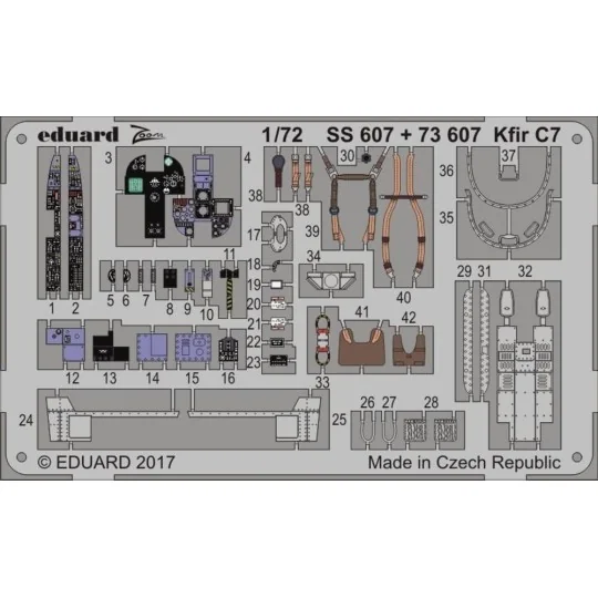 KFI C7 for AMK, 1/72 - Eduard Accessories SS607 KFI C7 for AMK, 1/72 - Eduard Accessories SS607