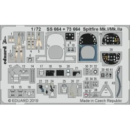 Spitfire Nk.I/Mk.IIa for Airfix - Eduard Accessories SS664