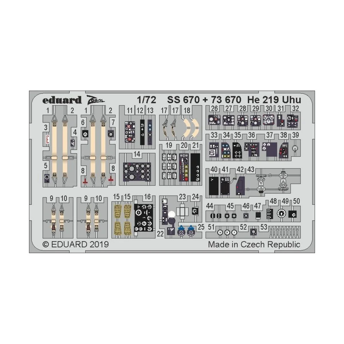 He 219 Uhu for Dragon - Eduard Accessories SS670