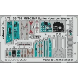 MiG-21MF fighter-bomber Weekend for Eduard - Eduard Accessories SS701