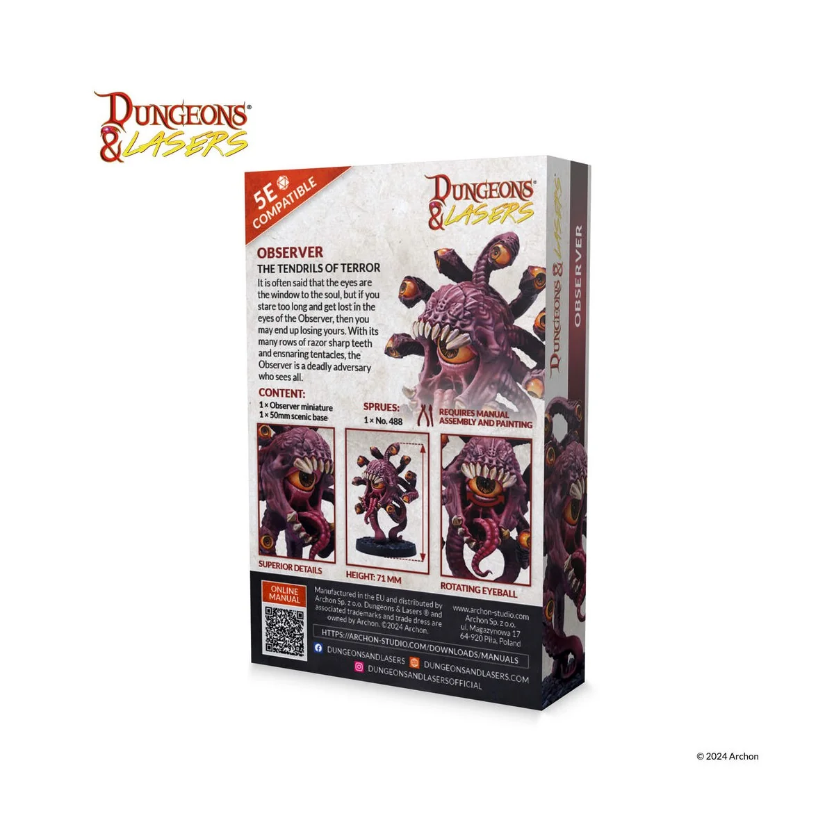 Dungeons & Lasers Miniatures: OBSERVER - Archon Studio DNL0087