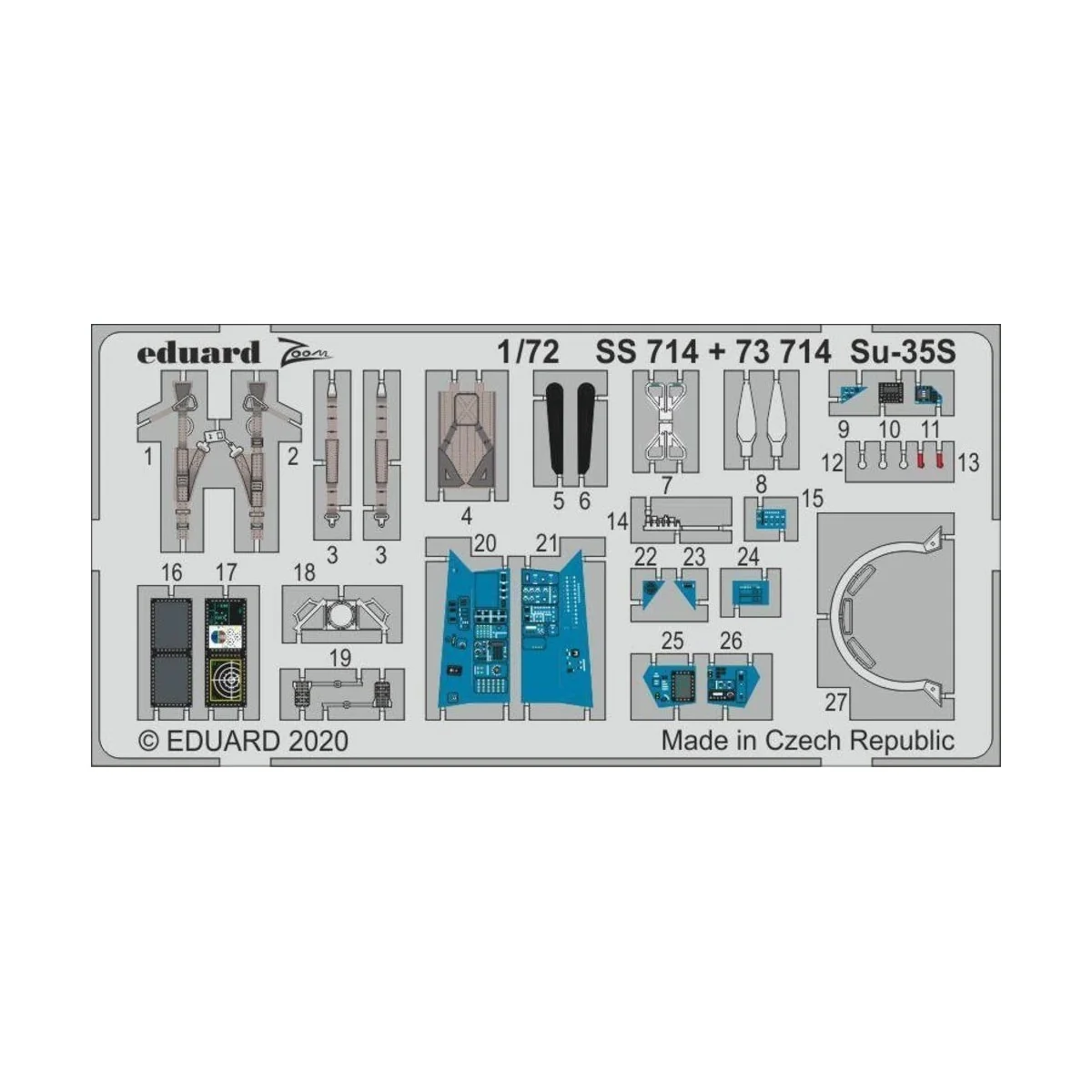 Su-35S for Great Wall Hobby - Eduard Accessories SS714