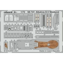 Albatros D.V Weekend 1/72 for EDUARD, 1/72 - Eduard Accessories SS741