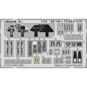 F-111F 1/72 for HASEGAWA / HOBBY 2000 - Eduard Accessories SS745