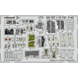 F-4C, for FINE MOLDS - Eduard Accessories SS757