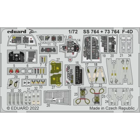 F-4D for FINE MOLDS, 1/72 - Eduard Accessories SS764