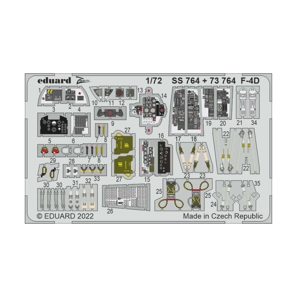 F-4D for FINE MOLDS - Eduard Accessories SS764
