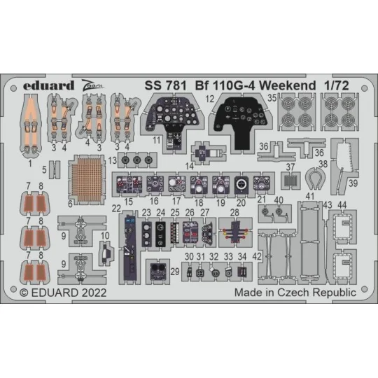 Bf 110G-4 Weekend for EDUARD - Eduard Accessories SS781