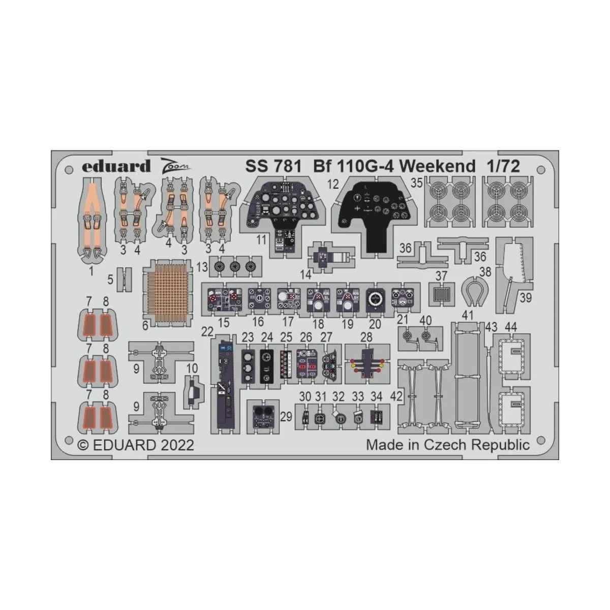 Bf 110G-4 Weekend for EDUARD - Eduard Accessories SS781