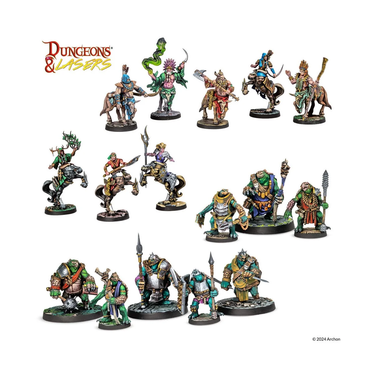 Dungeons & Lasers Miniatures: BEASTKIN HYBRIDS: PLAYABLE CHARACTERS...