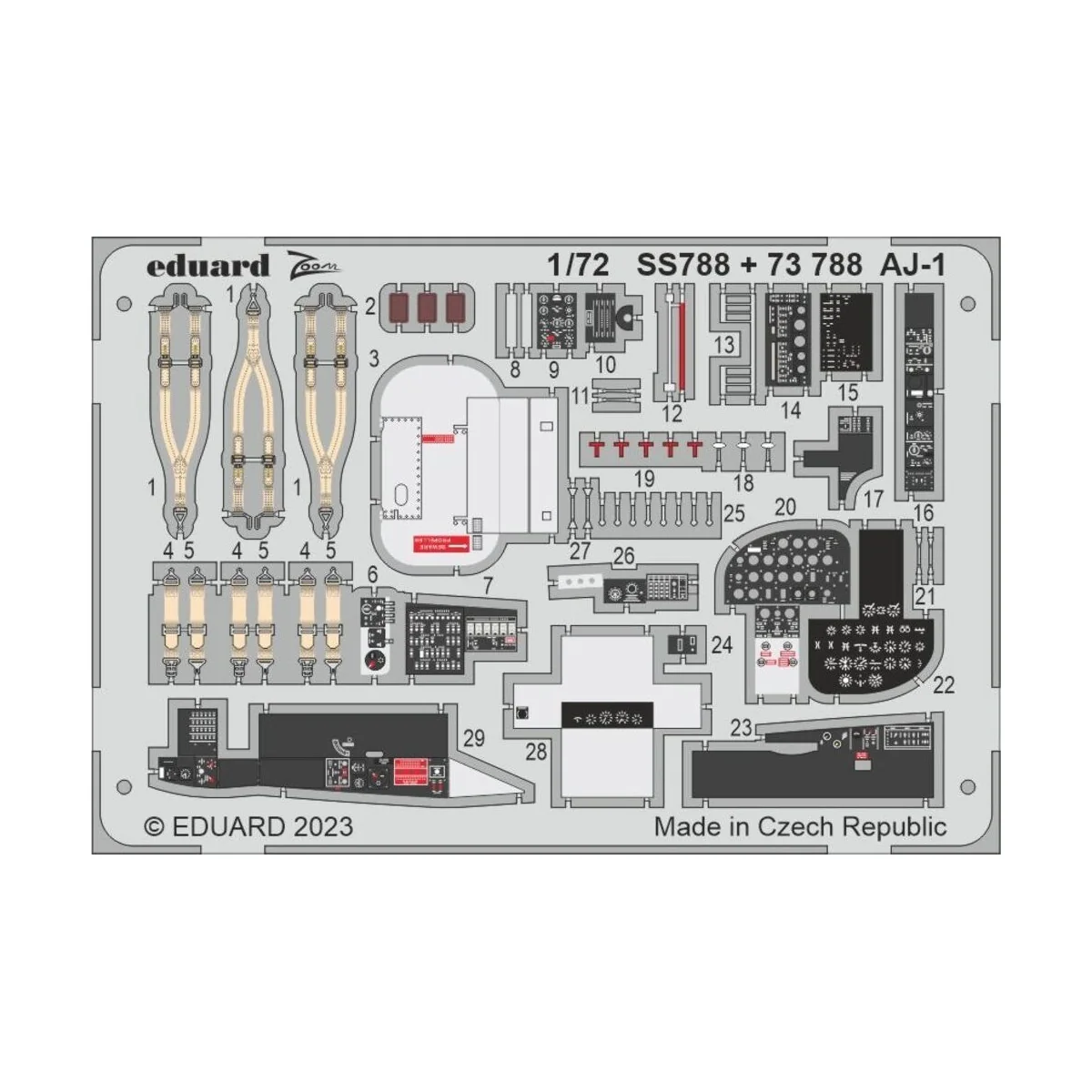 AJ-1 for RODEN - Eduard Accessories SS788