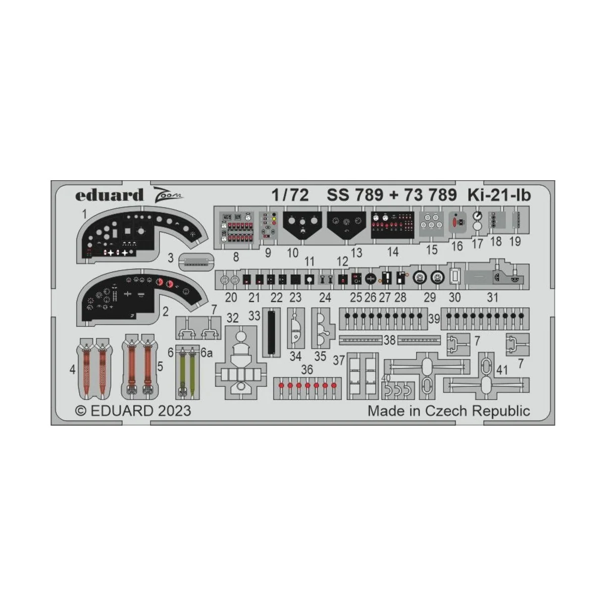 Ki-21-Ib for ICM - Eduard Accessories SS789