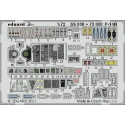 F-14B 1/72 ACADEMY, 1/72 - Eduard Accessories SS800