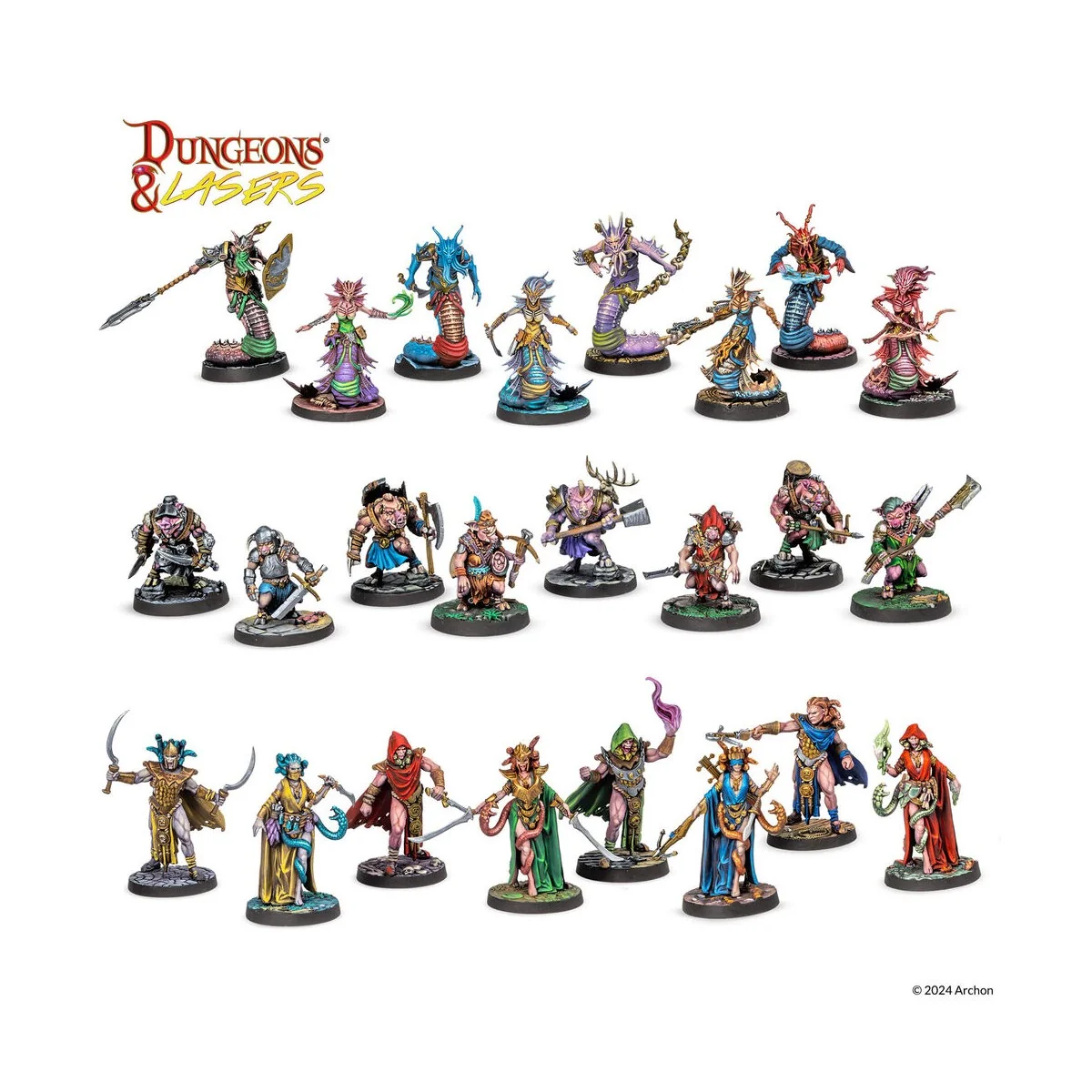 Dungeons & Lasers Miniatures: BEASTKIN HYBRIDS: PLAYABLE CHARACTERS...