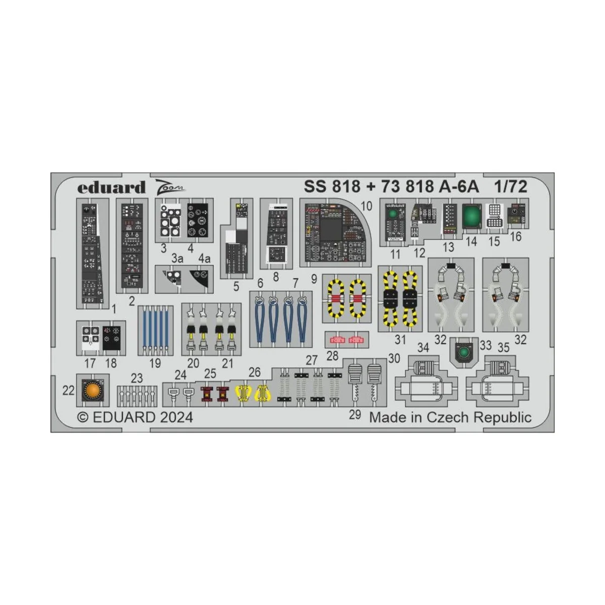 A-6A 1/72 TRUMPETER, 1/72 - Eduard Accessories SS818