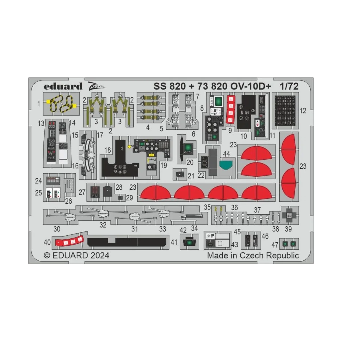OV-10D+ 1/72 ICM - Eduard Accessories SS820