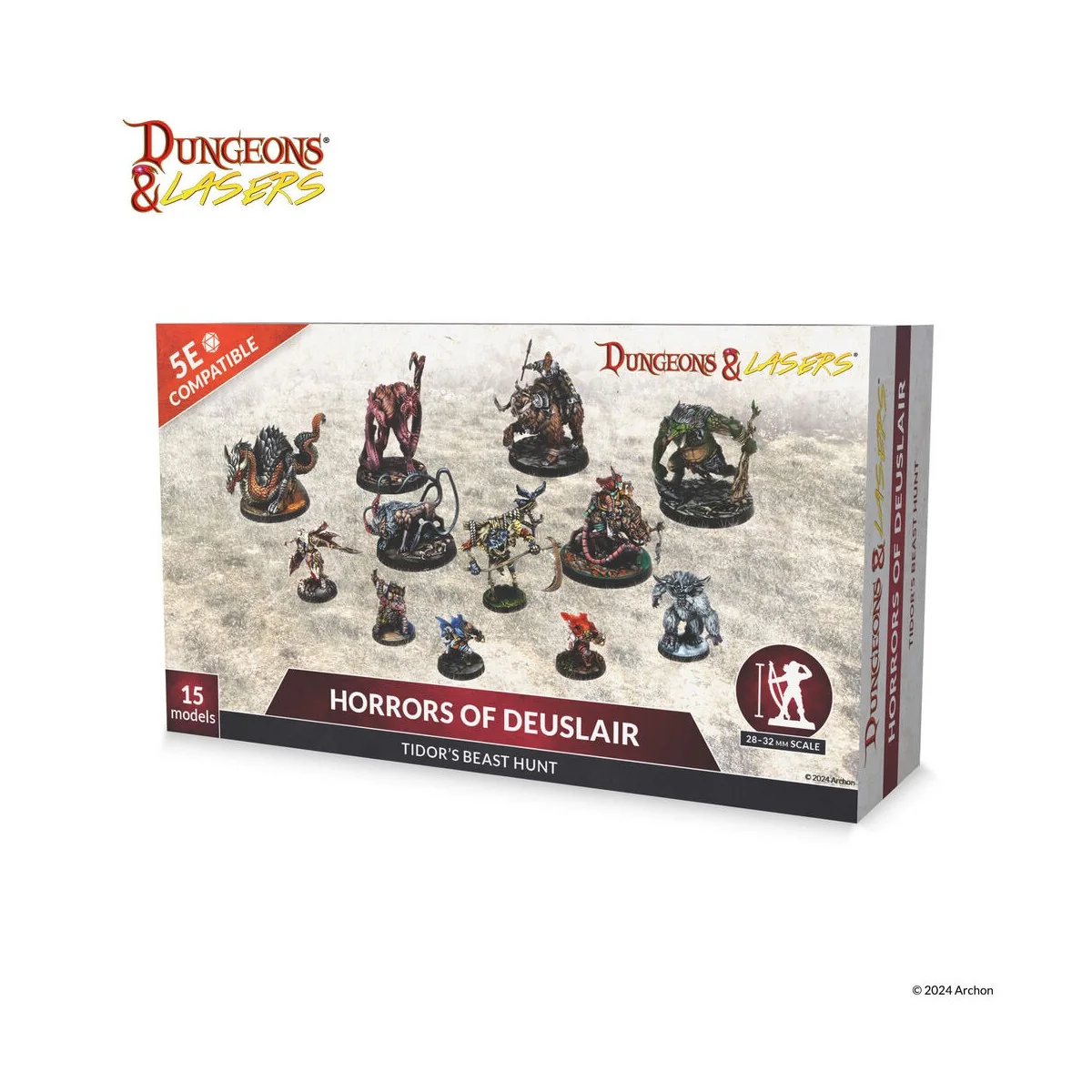 Dungeons & Lasers Miniatures: HORRORS OF DEUSLAIR - Archon Studio D...