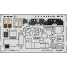 SM.79 ITALERI, 1/72 - Eduard Accessories SS824