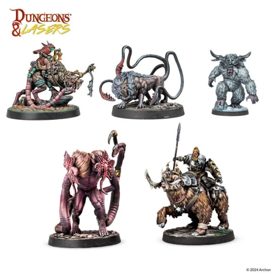 Dungeons & Lasers Miniatures: HORRORS OF DEUSLAIR - Archon Studio D...