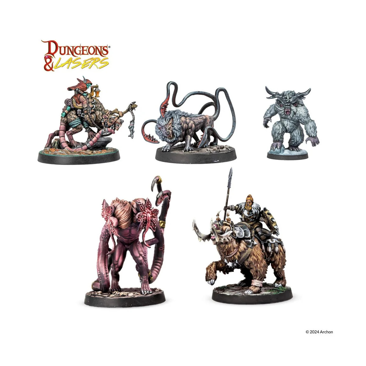 Dungeons & Lasers Miniatures: HORRORS OF DEUSLAIR - Archon Studio D...