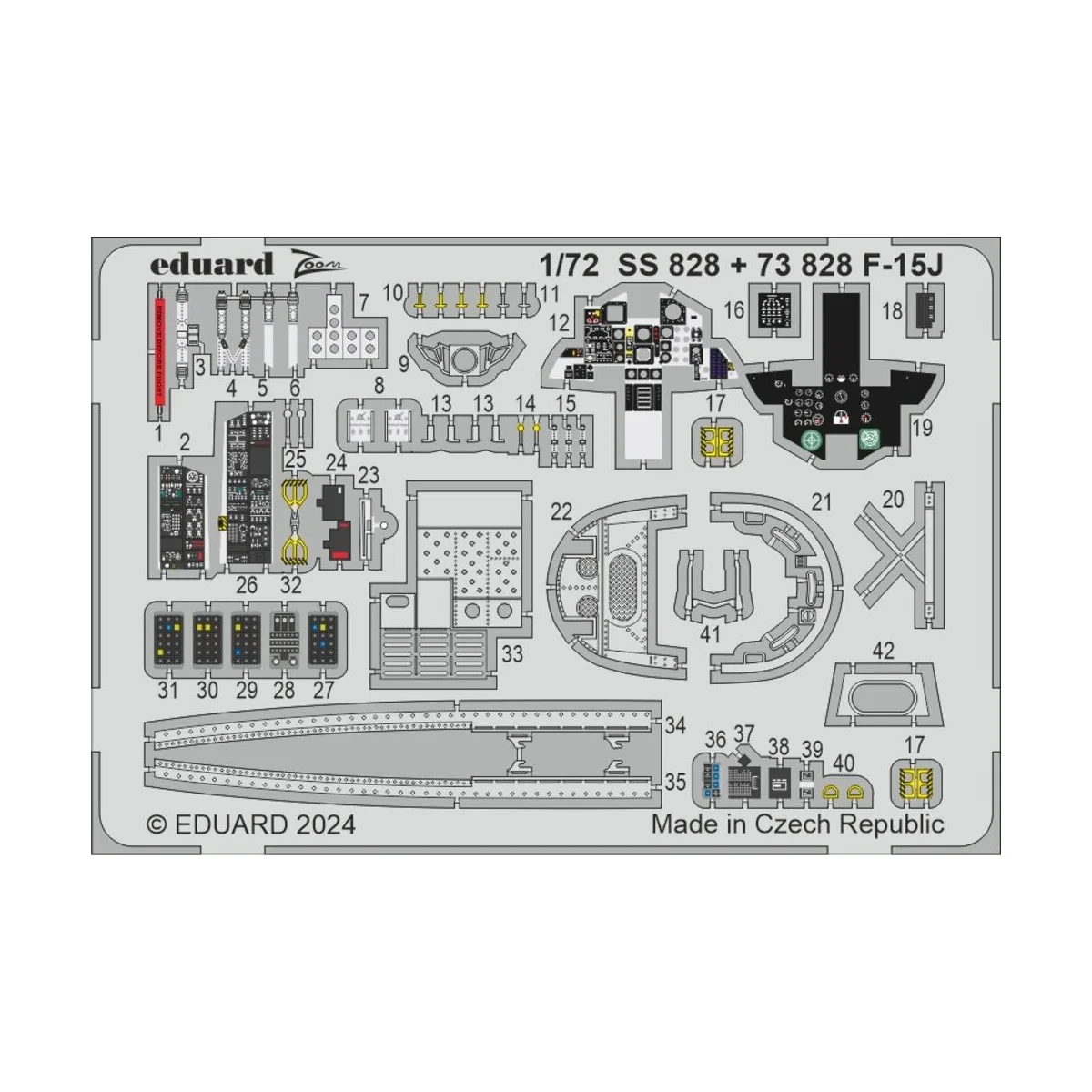 F-15J 1/72 - Eduard Accessories SS828