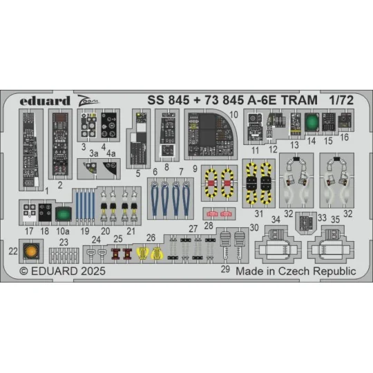 A-6E TRAM TRUMPETER, 1/72 - Eduard Accessories SS845 A-6E TRAM TRUMPETER, 1/72 - Eduard Accessories SS845