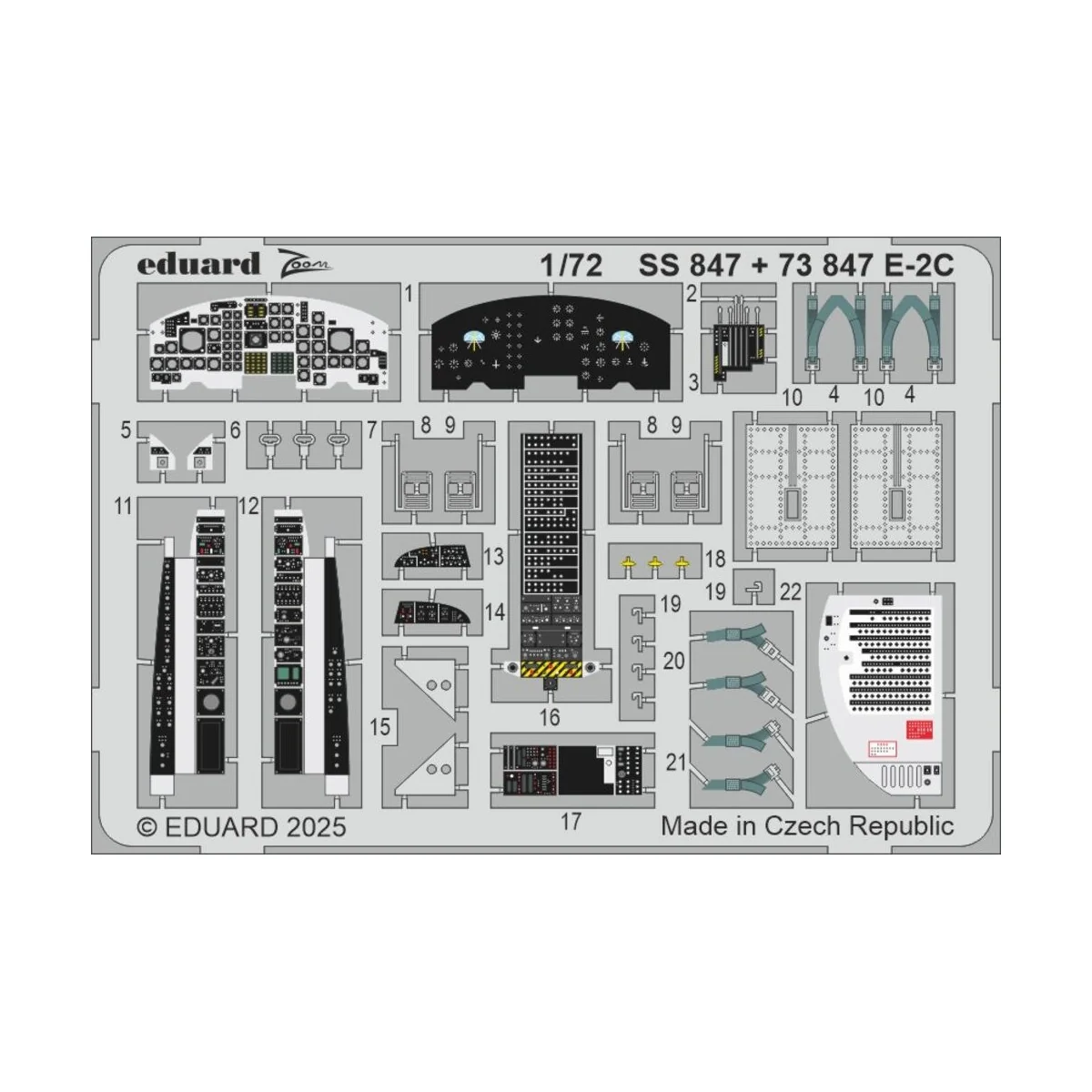 E-2C HELLER - Eduard Accessories SS847