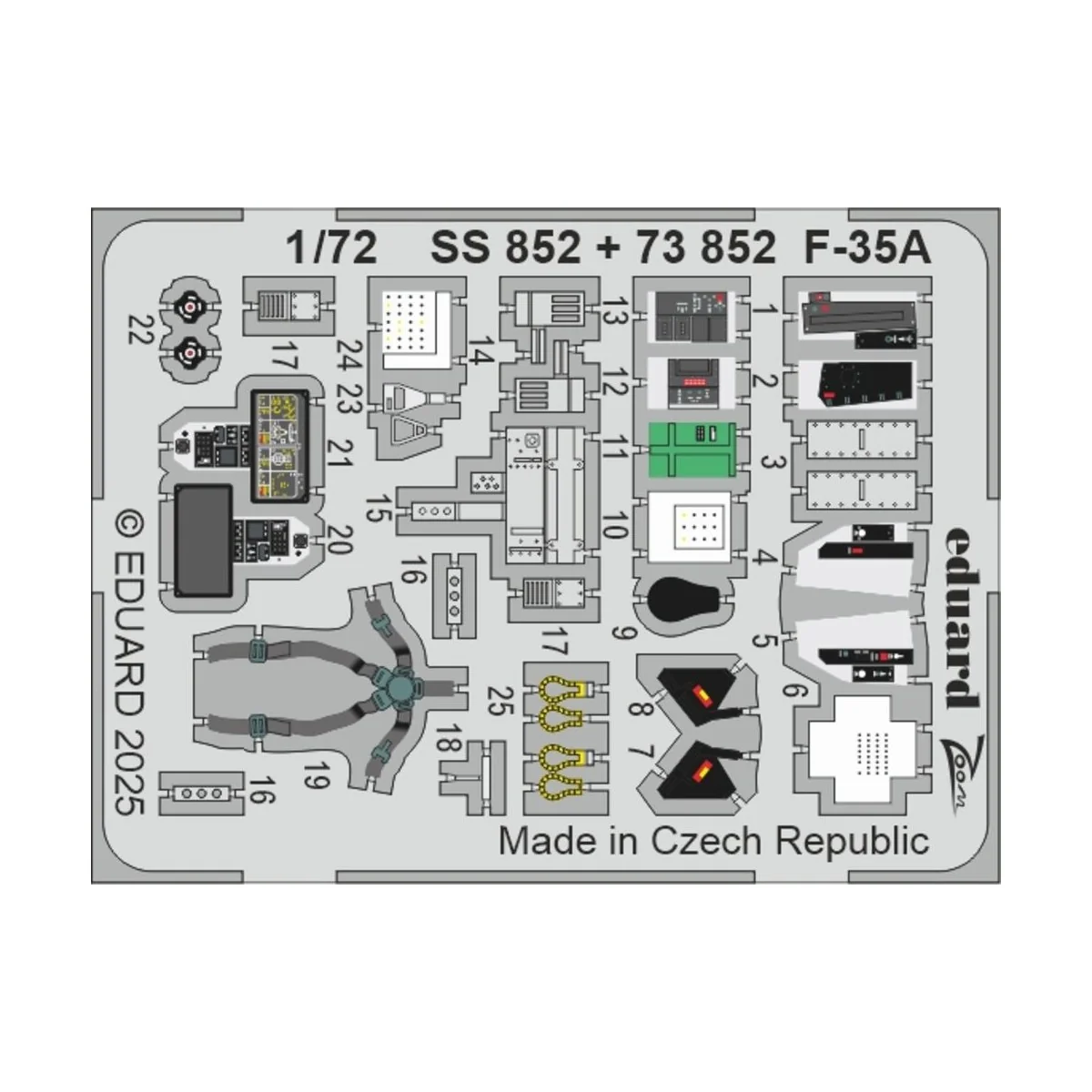 F-35A REVELL, 1/72 - Eduard Accessories SS852
