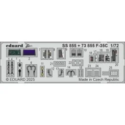F-35C 1/72 for Tamiya, 1/72 - Eduard Accessories SS855