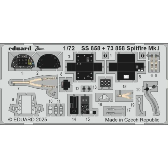 Spitfire Mk.I for IBG, 1/72 - Eduard Accessories SS858