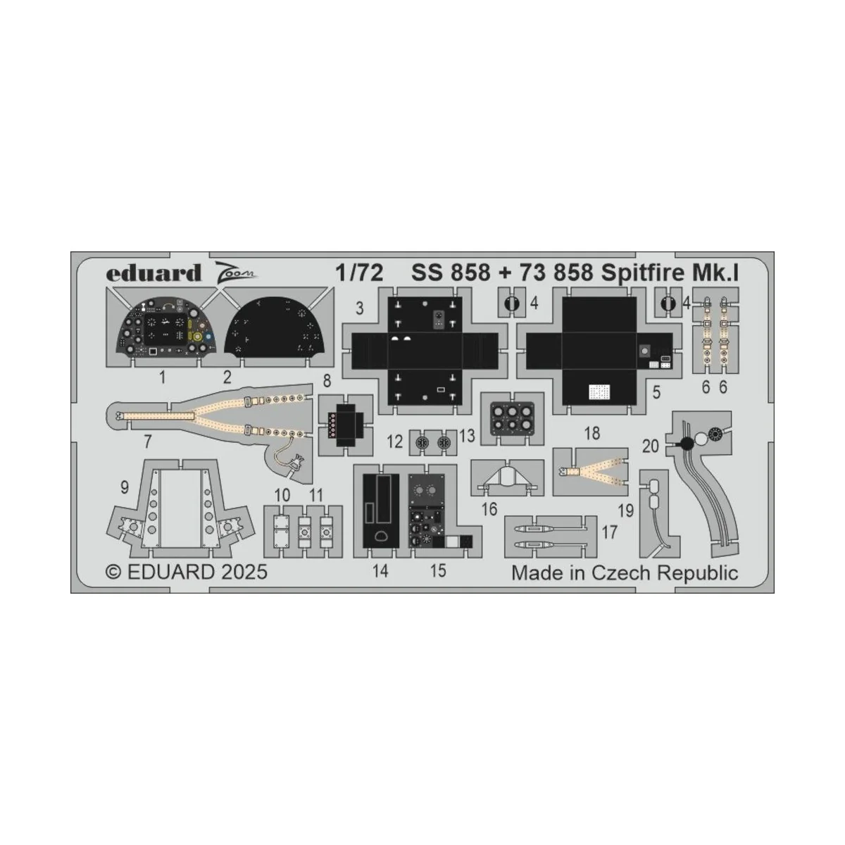 Spitfire Mk.I for IBG - Eduard Accessories SS858