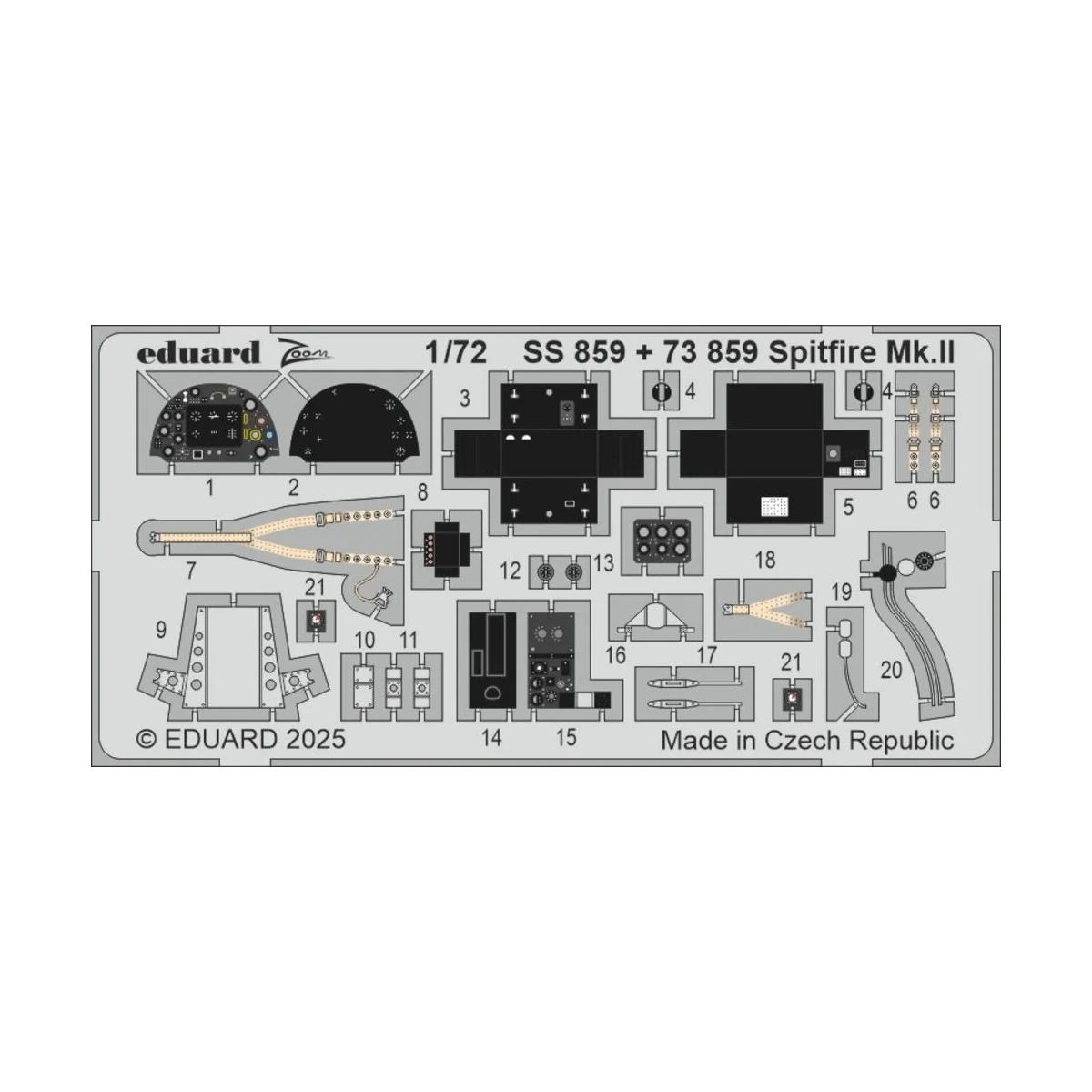 Spitfire Mk.II for IBG, 1/72 - Eduard Accessories SS859