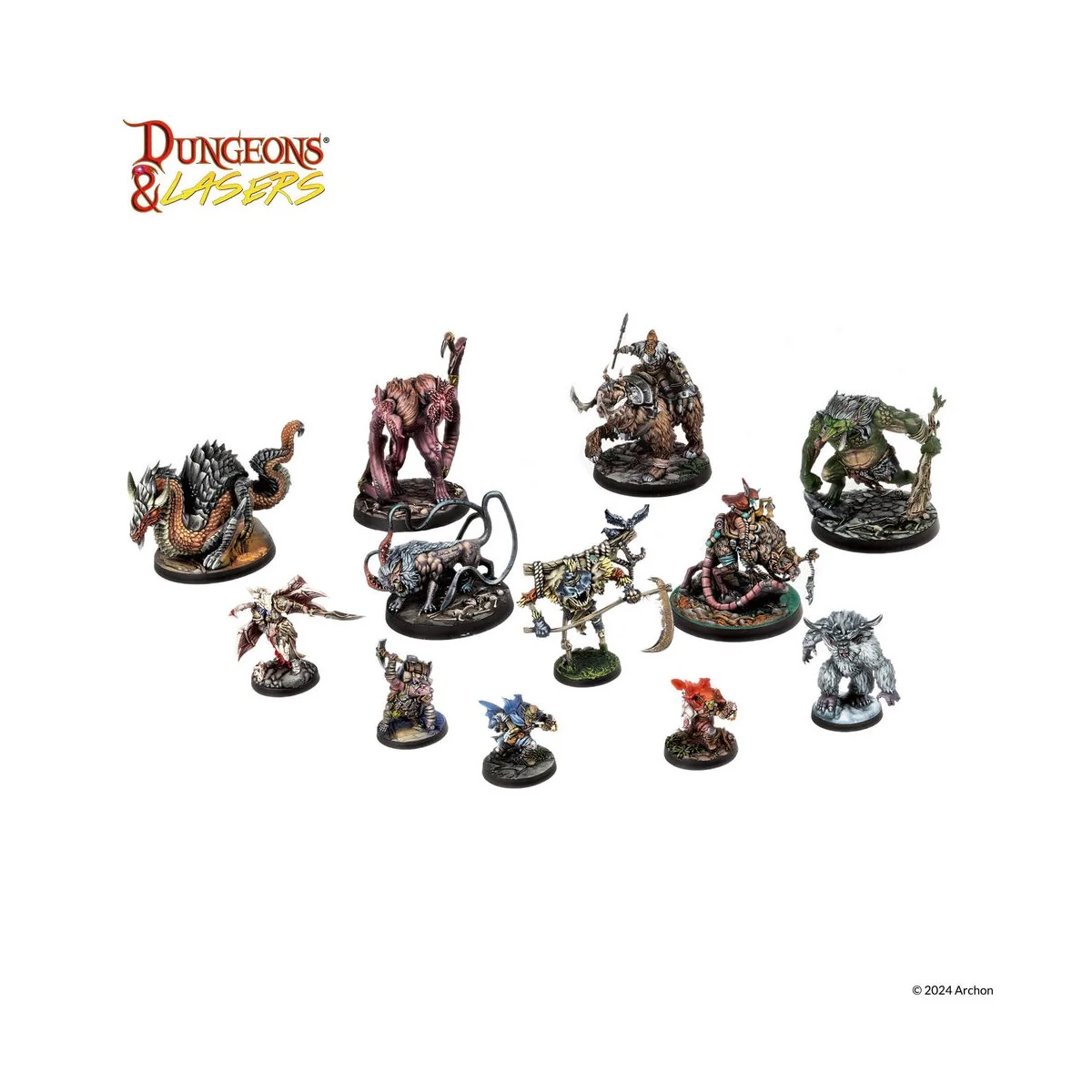 Dungeons & Lasers Miniatures: HORRORS OF DEUSLAIR - Archon Studio D...