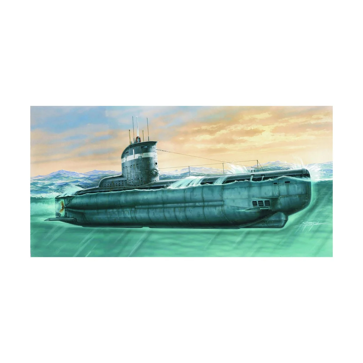 Deutsches U-Boot Typ XXIII, 1/72 - MPM 100-SN72001