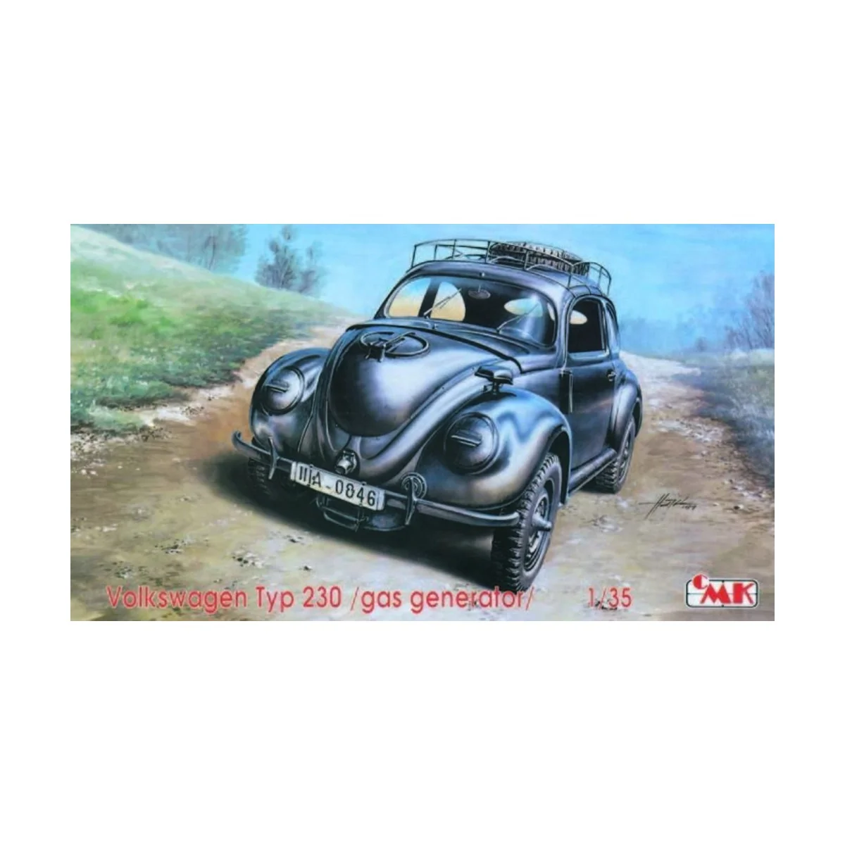 Volkswagen Typ 230 mit Holzvergaser, 1/35 - CMK 100-T35017