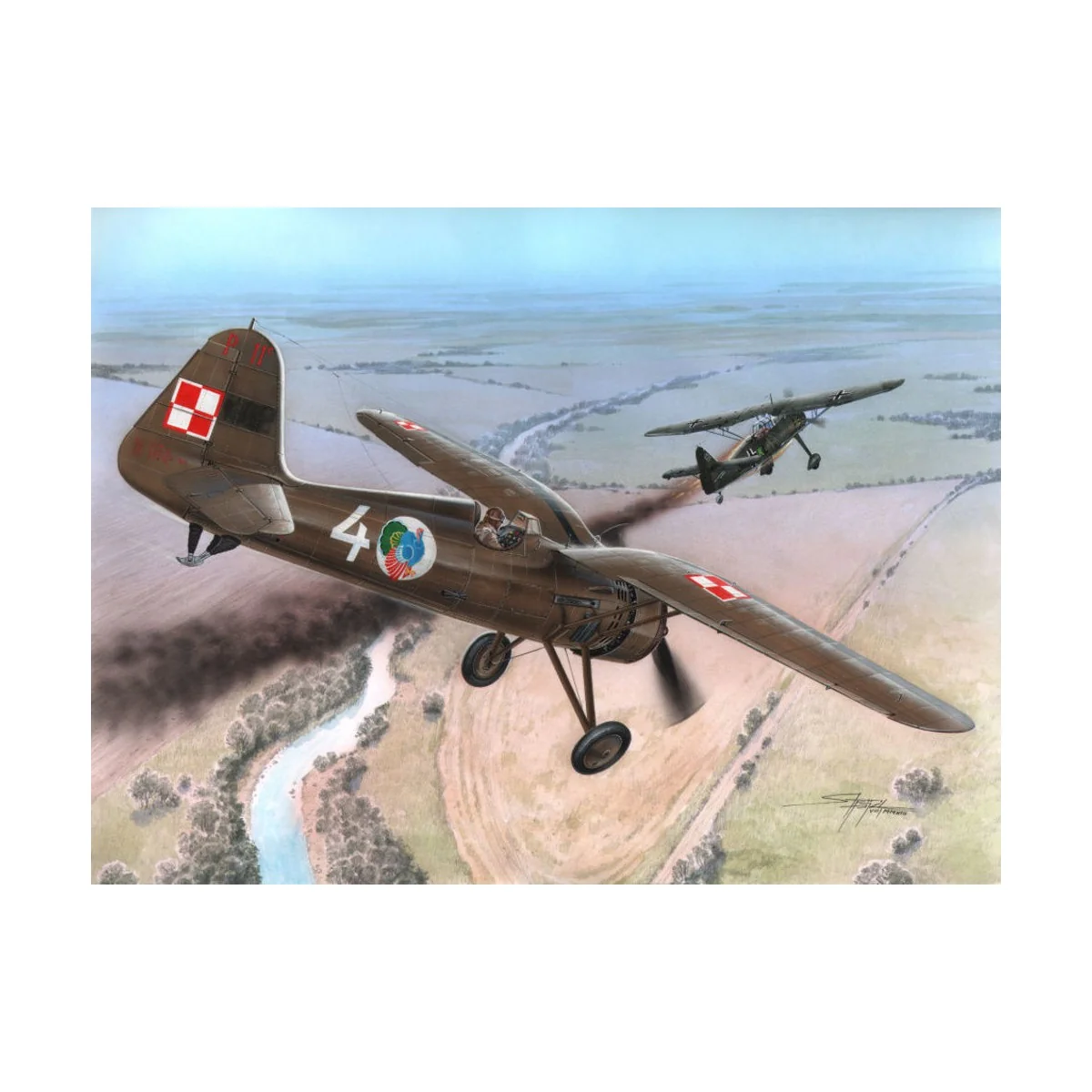 PZL P.11c "First Shots" - Azur 100-A112