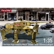 German High mobility Mech , sinper with 105mm/L68 gun - Modelcollec...