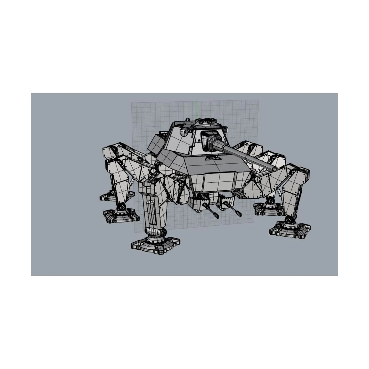 German High mobility Mech, sinper with 105mm/L68 gun, 1/35 - Modelc...