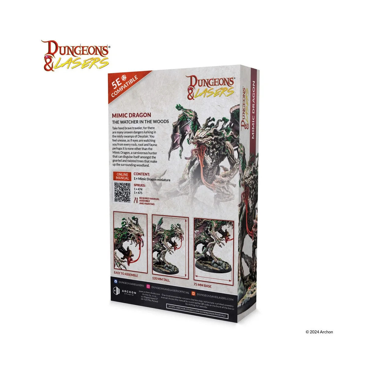 Dungeons & Lasers Dragons: MIMIC DRAGON - Archon Studio DNL0090