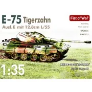 German heavy tank WWII E-75 mit 12.8cm L/55 tiger III Ausf.E, 1/35 ... German heavy tank WWII E-75 mit 12.8cm L/55 tiger III Ausf.E, 1/35 ...