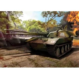 I.J.A. Heavy tank “O-NI” , 105mm twin guns - Modelcollect 47060