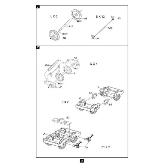 German Railway Schwerer Plattformwagen Type ssys 1+1 pack, 1/72 - M... German Railway Schwerer Plattformwagen Type ssys 1+1 pack, 1/72 - M...