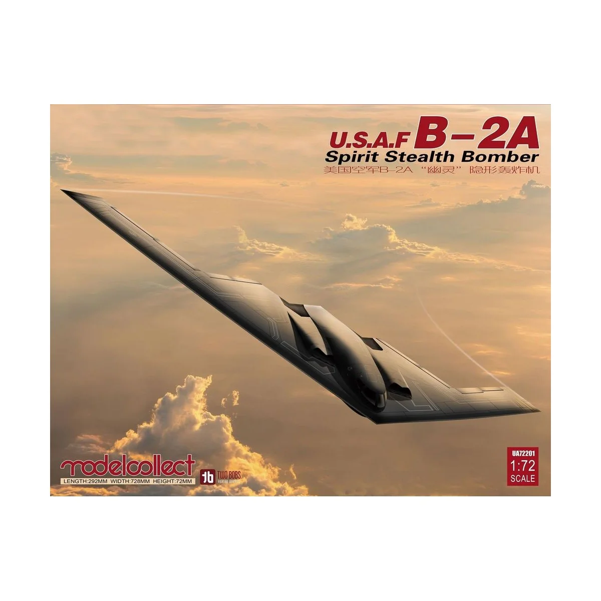 USAF B-2A Spirit Stealth Bomber - Modelcollect UA72201