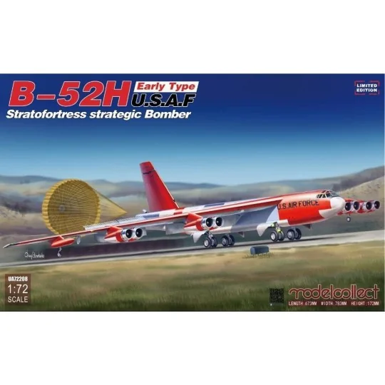 B-52H early type Stratofortress strategi Bomber, Limited Edition, 1... B-52H early type Stratofortress strategi Bomber, Limited Edition, 1...