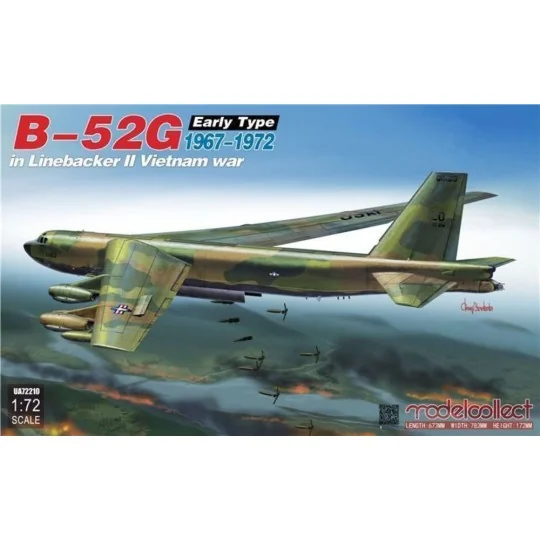 B-52G early type in Linebacker II Vietnam war 1967-1972, 1/72 - Mod... B-52G early type in Linebacker II Vietnam war 1967-1972, 1/72 - Mod...