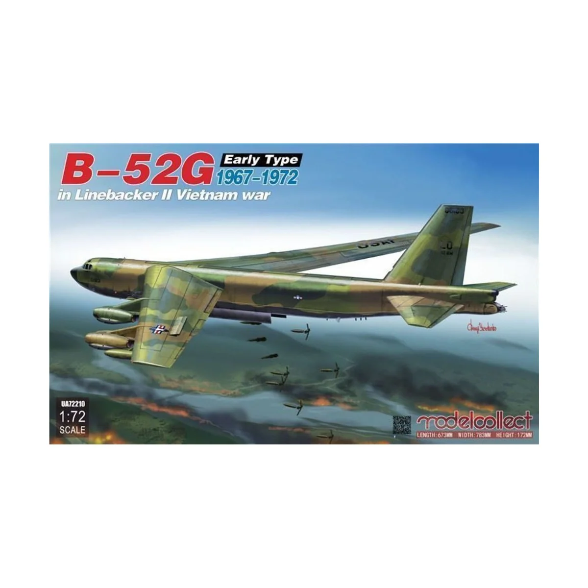 B-52G early type in Linebacker II Vietnam war 1967-1972 - Modelcoll...