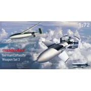 German WWII luftwaffe weapon set 3 bv246 *2, fritz X *4, Hs293 *2, ...