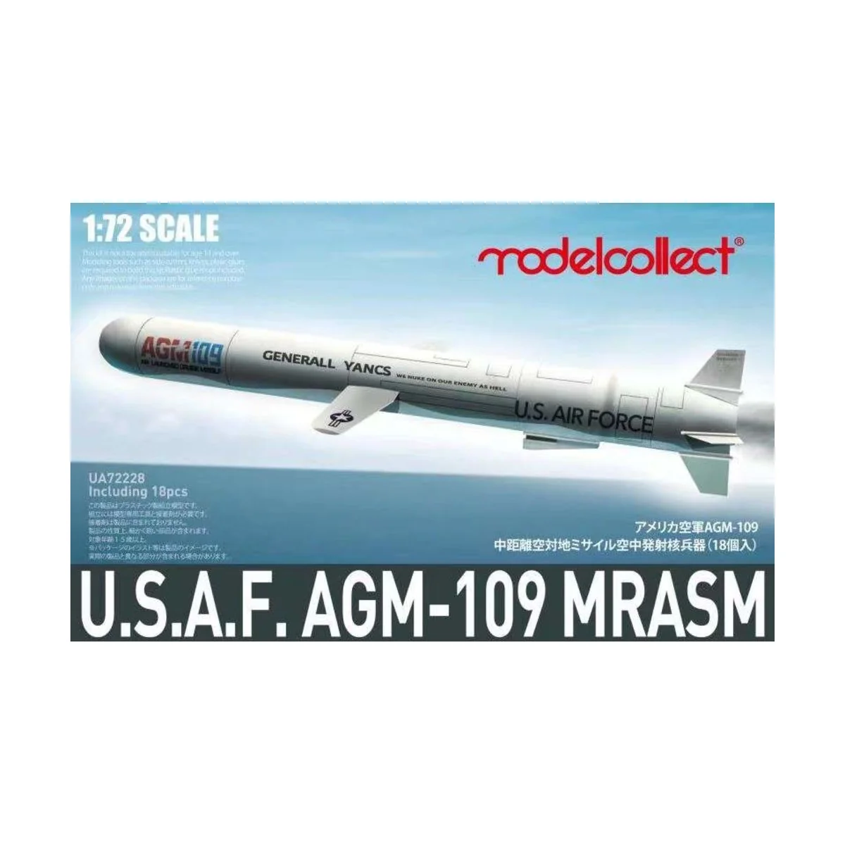 U.S. AGM-109 ACM missile Set 18 pics, 1/72 - Modelcollect UA72228
