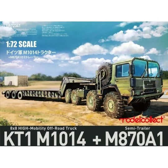 German MAN KAT1M1014 8*8 HIGH-Mobility off-road truck with M870A1 s...