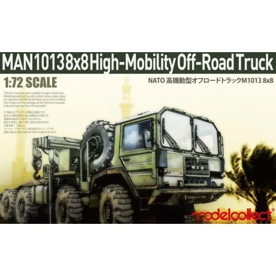 German MAN KAT1M1013 8*8 HIGH-Mobility off-road truck, 1/72 - Model...